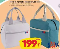 TERMO YEMEK TAŞIMA ÇANTASI